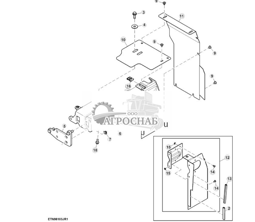 Детали крепления, ECU, левое, с передним погрузчиком - ST771368 878.jpg